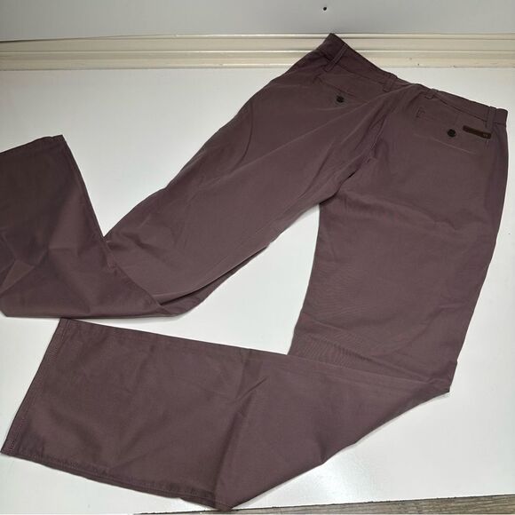 AG Adriano Goldschmeid Men's Slim Fit Chinos in Rocky Mauve - Size 32W x 34L - Picture 3 of 9
